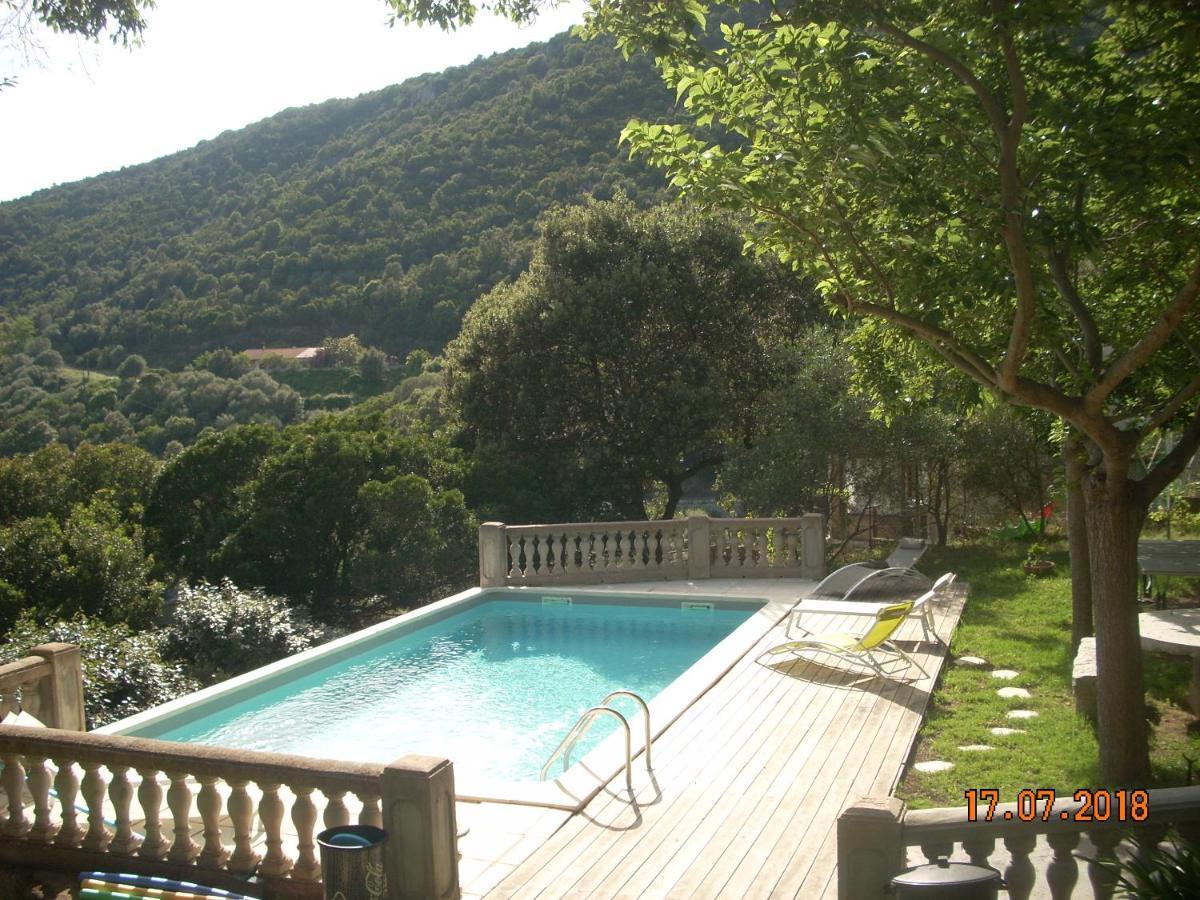 Chambre Independante Climatisee, Cuisine D'Ete, Piscine Sartène Buitenkant foto