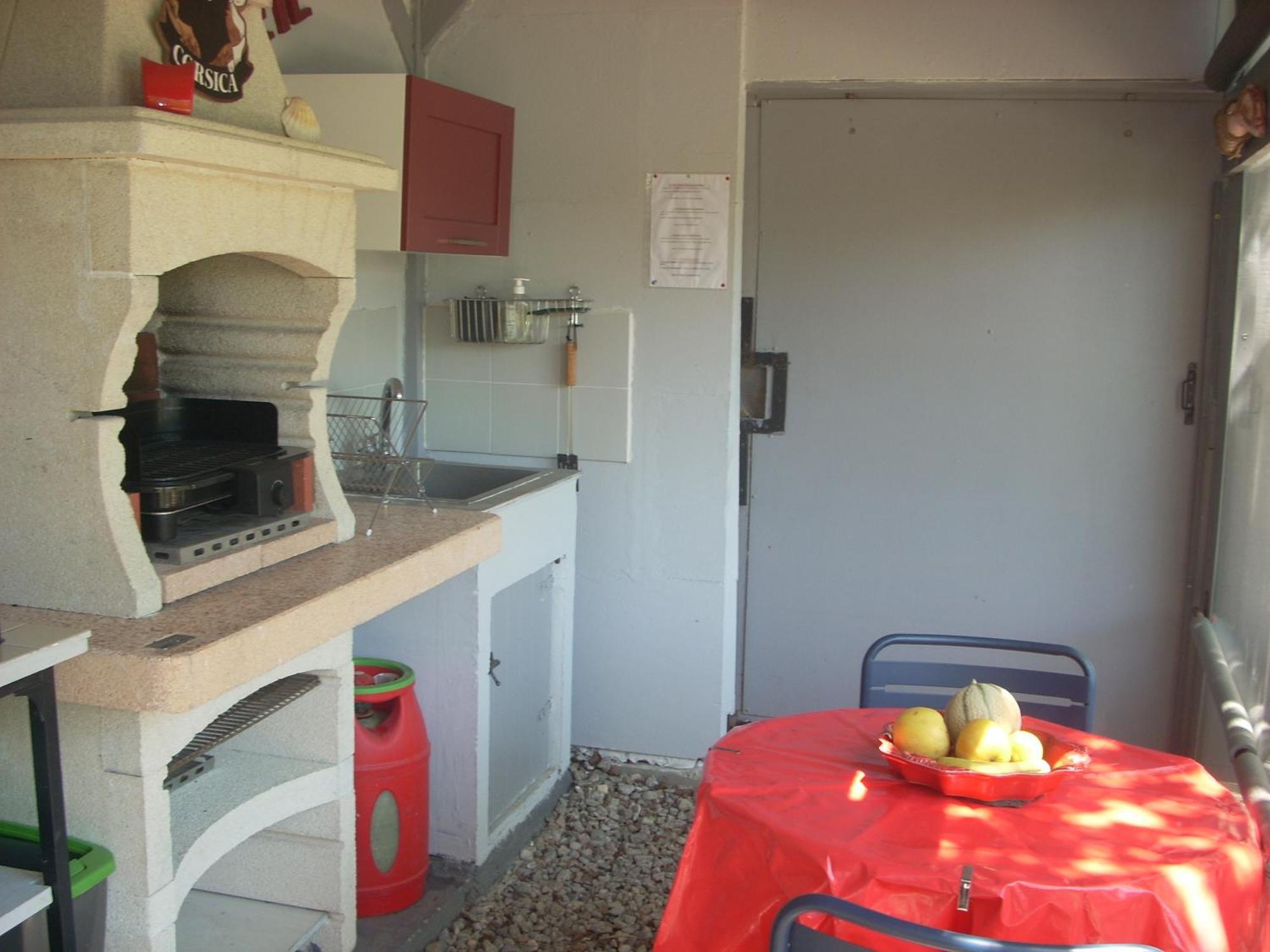 Chambre Independante Climatisee, Cuisine D'Ete, Piscine Sartène Buitenkant foto