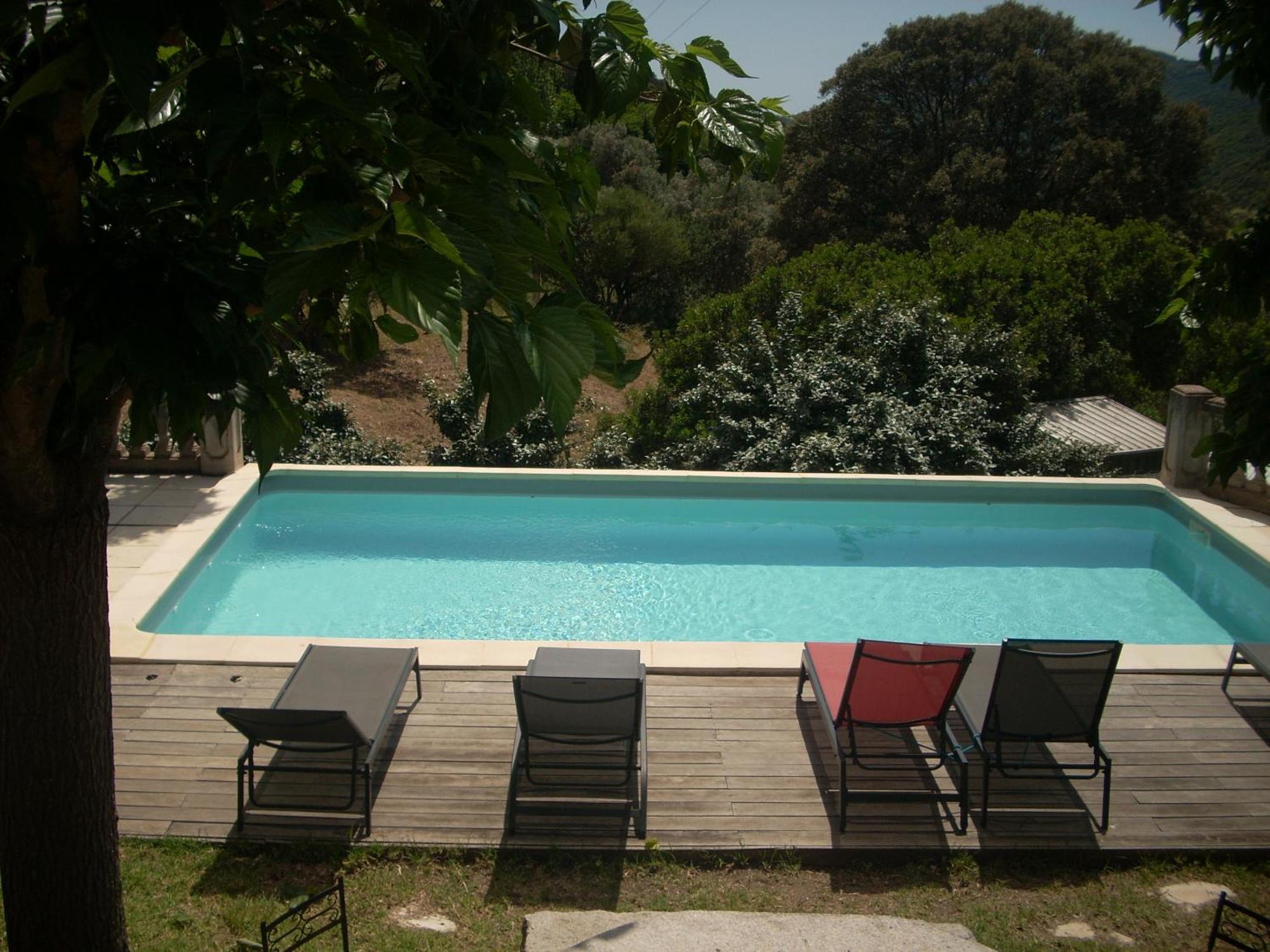 Chambre Independante Climatisee, Cuisine D'Ete, Piscine Sartène Buitenkant foto
